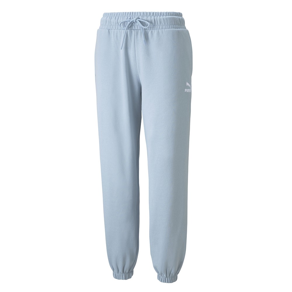 Брюки женские Puma Classics Relaxed Jogger голубые 53041661 изображение 1