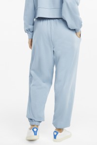 Брюки женские Puma Classics Relaxed Jogger голубые 53041661 изображение 4