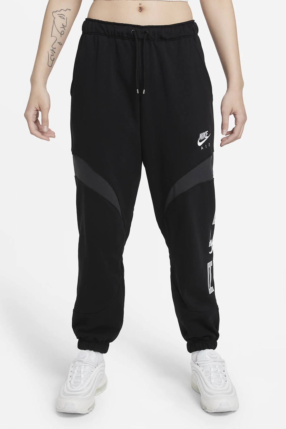 Штани жіночі Nike Air Women's Joggers чорні DD5419-010  — фото 2