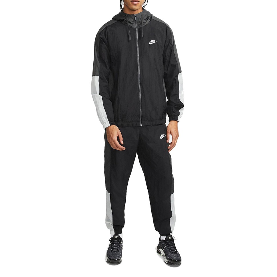 Костюм чоловічий Nike M Nsw Spe Wvn Hd Trk Suit чорний DM6841-010  изображение 1
