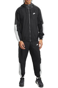 Костюм чоловічий Nike M Nsw Spe Wvn Hd Trk Suit чорний DM6841-010  изображение 2