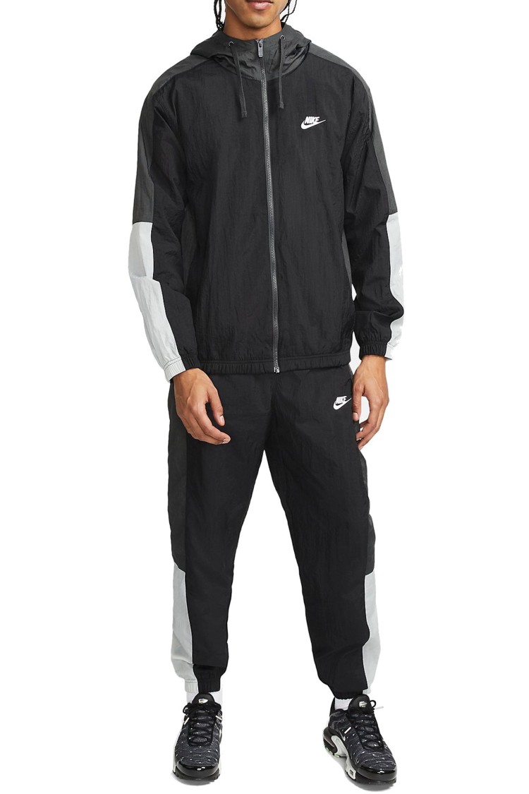 Костюм чоловічий Nike M Nsw Spe Wvn Hd Trk Suit чорний DM6841-010  изображение 2