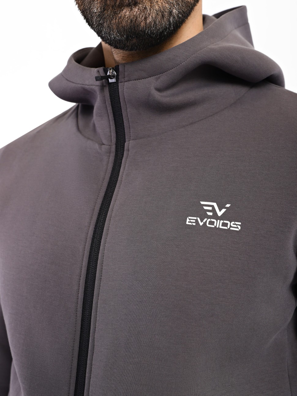 Толстовка чоловіча Evoids Branco сіра 312203-020 — фото 3