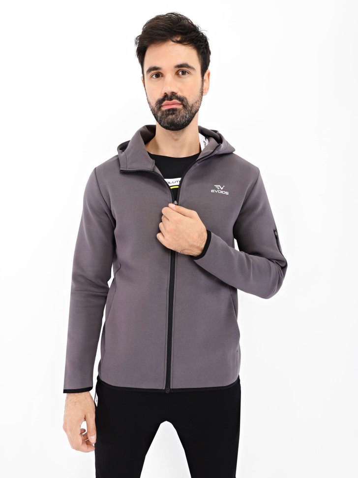 Толстовка чоловіча Evoids Branco сіра 312203-020 изображение 5