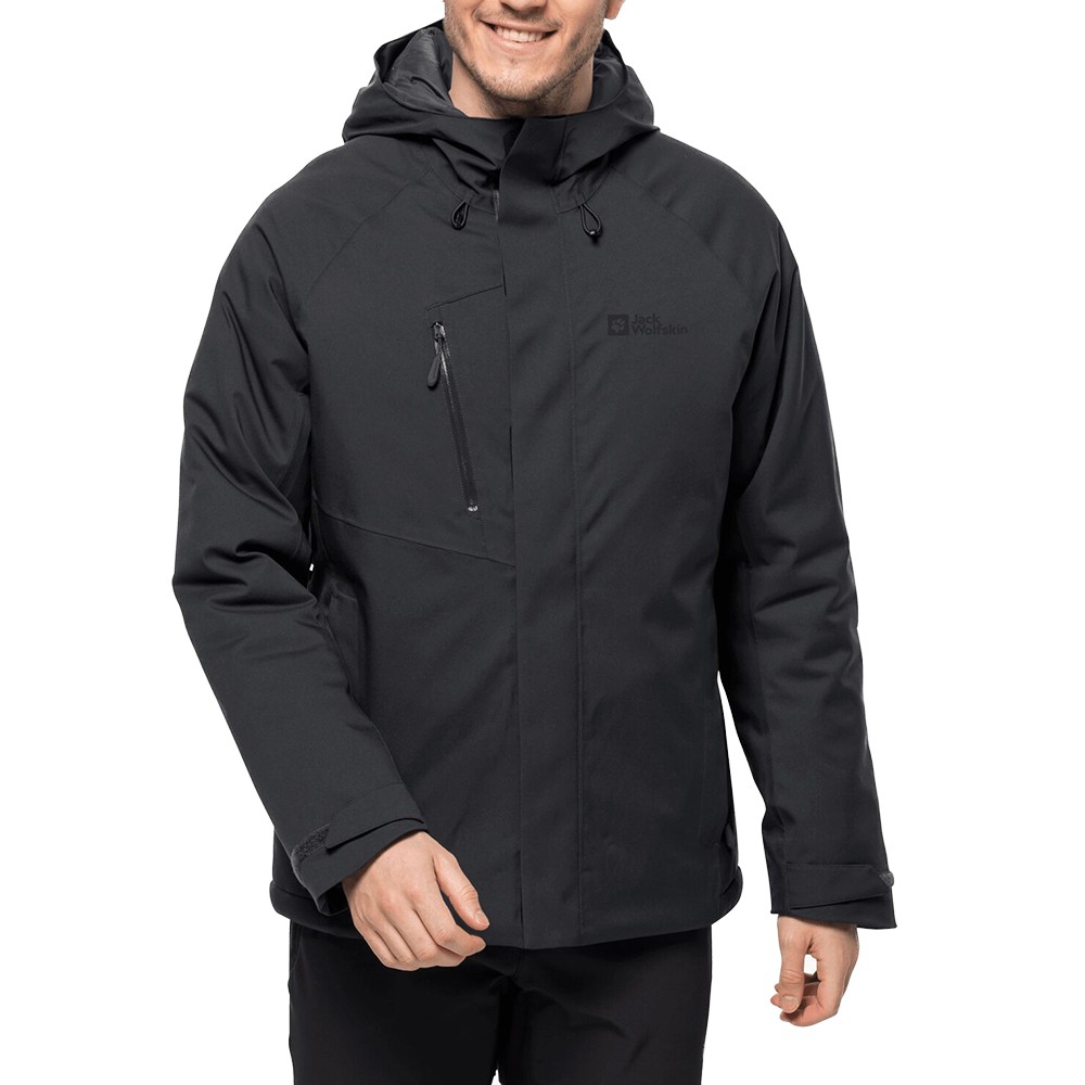 Куртка мужская Jack Wolfskin TROPOSPHERE INS JKT M черная 1115321-6000