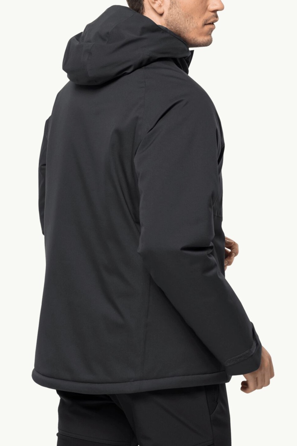 Куртка чоловіча Jack Wolfskin TROPOSPHERE INS JKT M чорна 1115321-6000 — фото 3