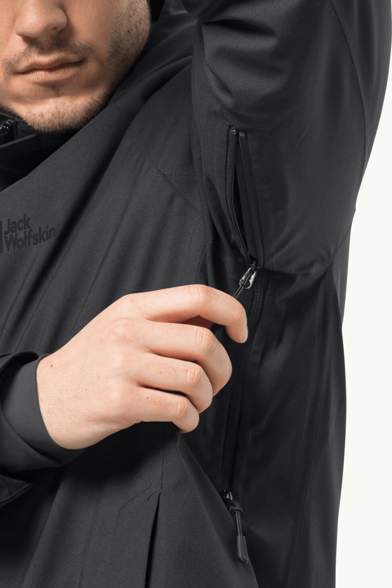 Куртка мужская Jack Wolfskin TROPOSPHERE INS JKT M черная 1115321-6000 изображение 5