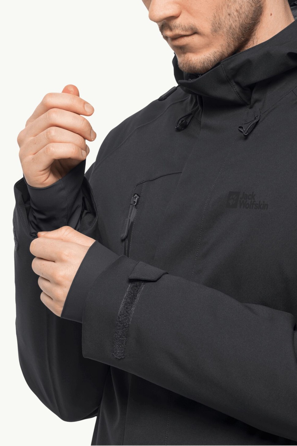 Куртка чоловіча Jack Wolfskin TROPOSPHERE INS JKT M чорна 1115321-6000 — фото 6