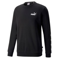 Толстовка чоловіча Puma ESS+ Tape Crew FL чорна 84903801 изображение 1