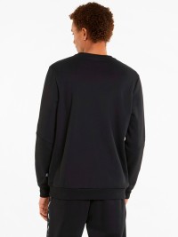 Толстовка чоловіча Puma ESS+ Tape Crew FL чорна 84903801 изображение 3