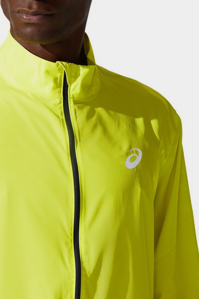 Ветровка мужская Asics CORE JACKET желтая 2011C344-750 изображение 5