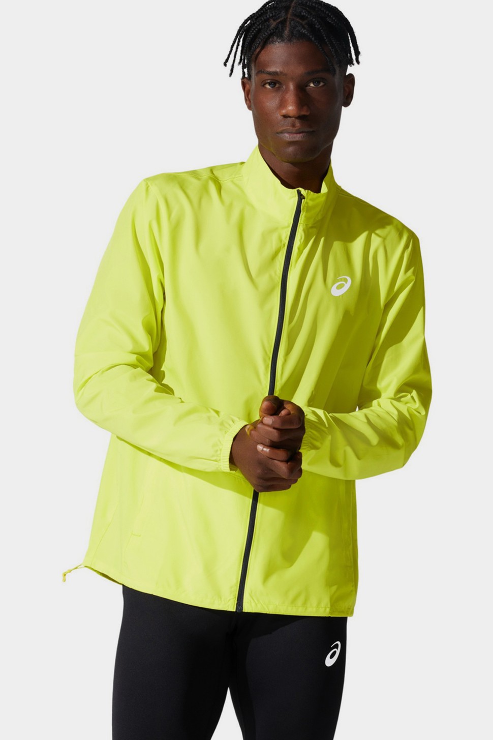 Вітрівка чоловіча Asics CORE JACKET жовта 2011C344-750 — фото 6