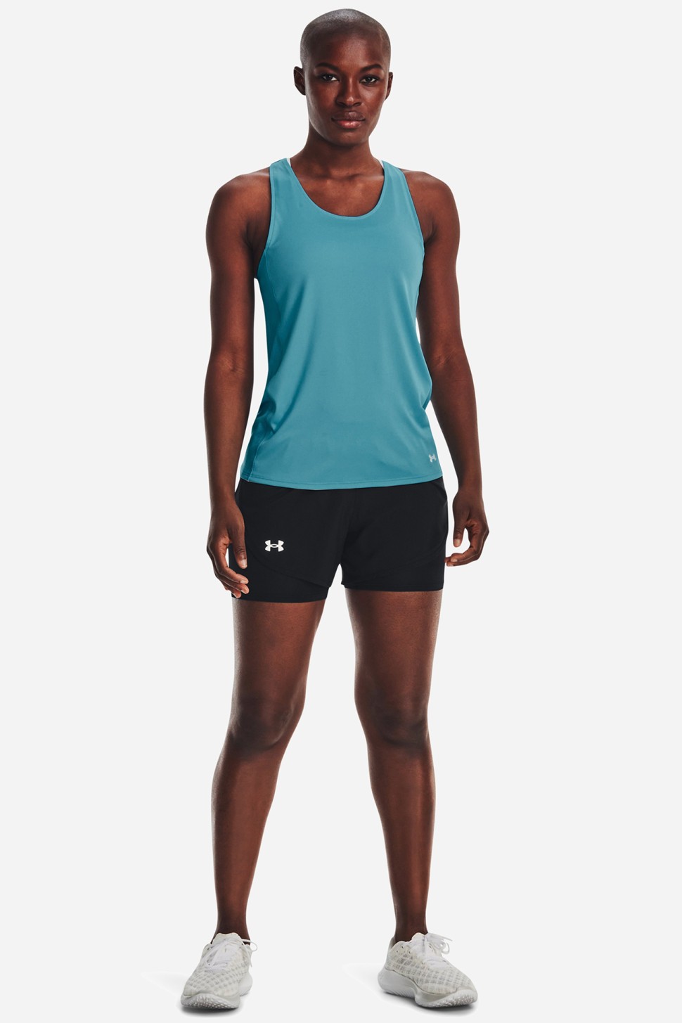 Майка жіноча Under Armour UA Fly By Tank блакитна 1361394-433 — фото 4