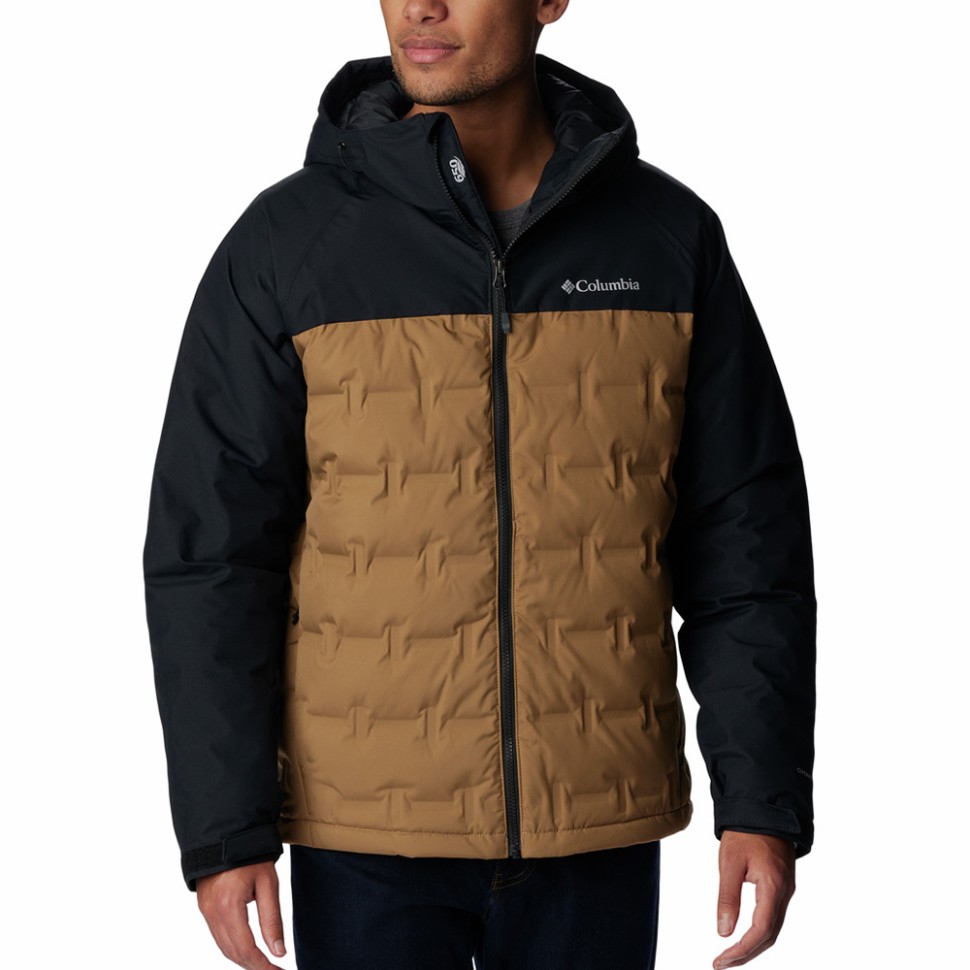 Куртка чоловіча Columbia Grand Trek™ II Down Hooded Jacket коричнева 2008291-257 — фото 1