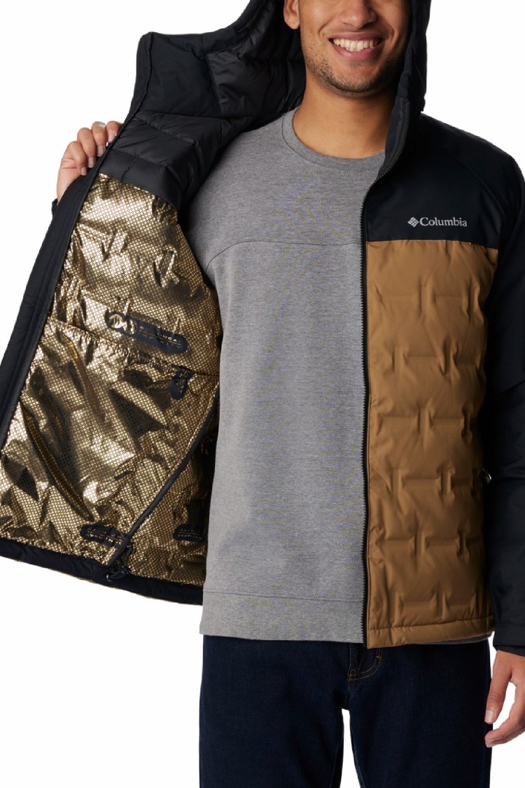 Куртка мужская Columbia Grand Trek™ II Down Hooded Jacket коричневая 2008291-257 изображение 4