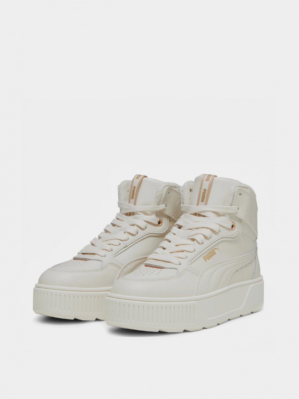 Черевики жіночі Puma Karmen Rebelle Mid WTR молочні 38762404 — фото 4