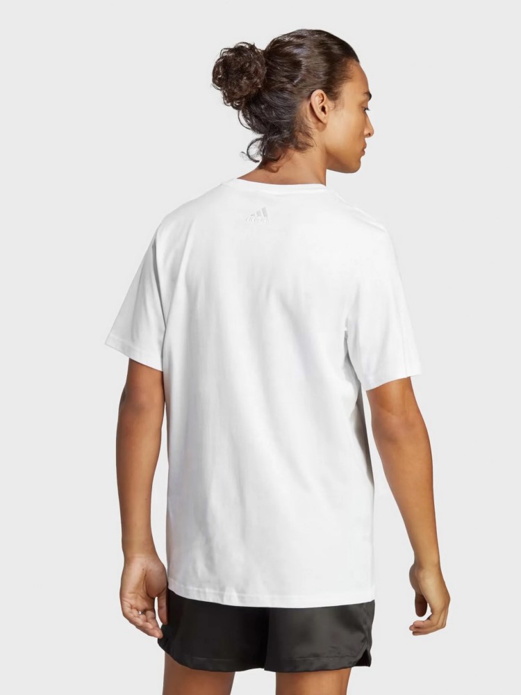 Футболка мужская Adidas M BL SJ T белая IC9349 изображение 3
