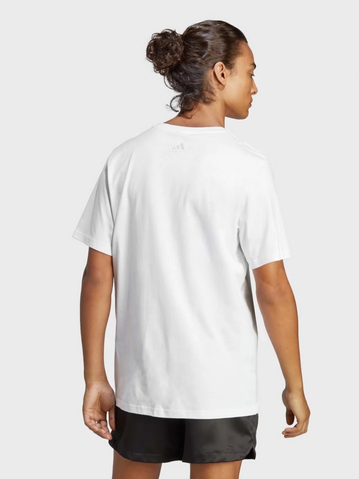 Футболка мужская Adidas M BL SJ T белая IC9349 изображение 3
