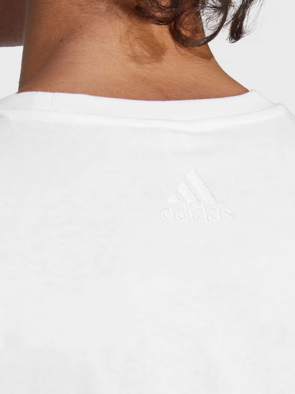 Футболка чоловіча Adidas M BL SJ T біла IC9349 — фото 5