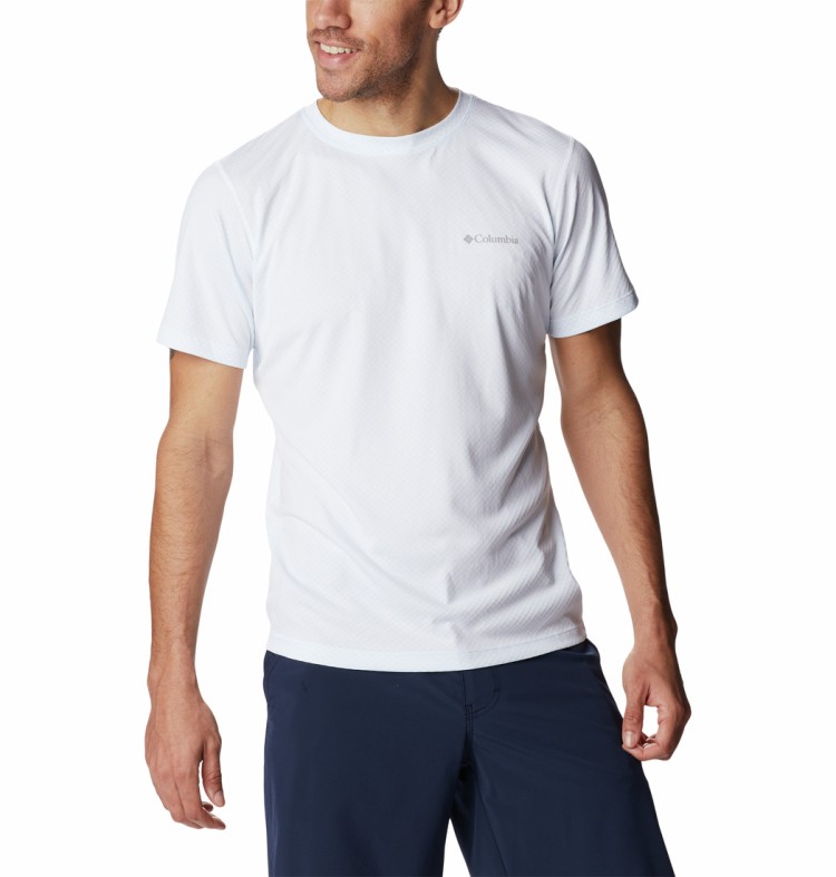Футболка чоловіча Columbia ZERO RULES™ SHORT SLEEVE SHIRT біла 1533313-100 изображение 1