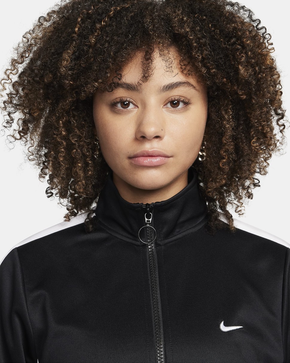 Толстовка жіноча Nike W NSW PK JKT SW чорна FZ7280-010 — фото 4