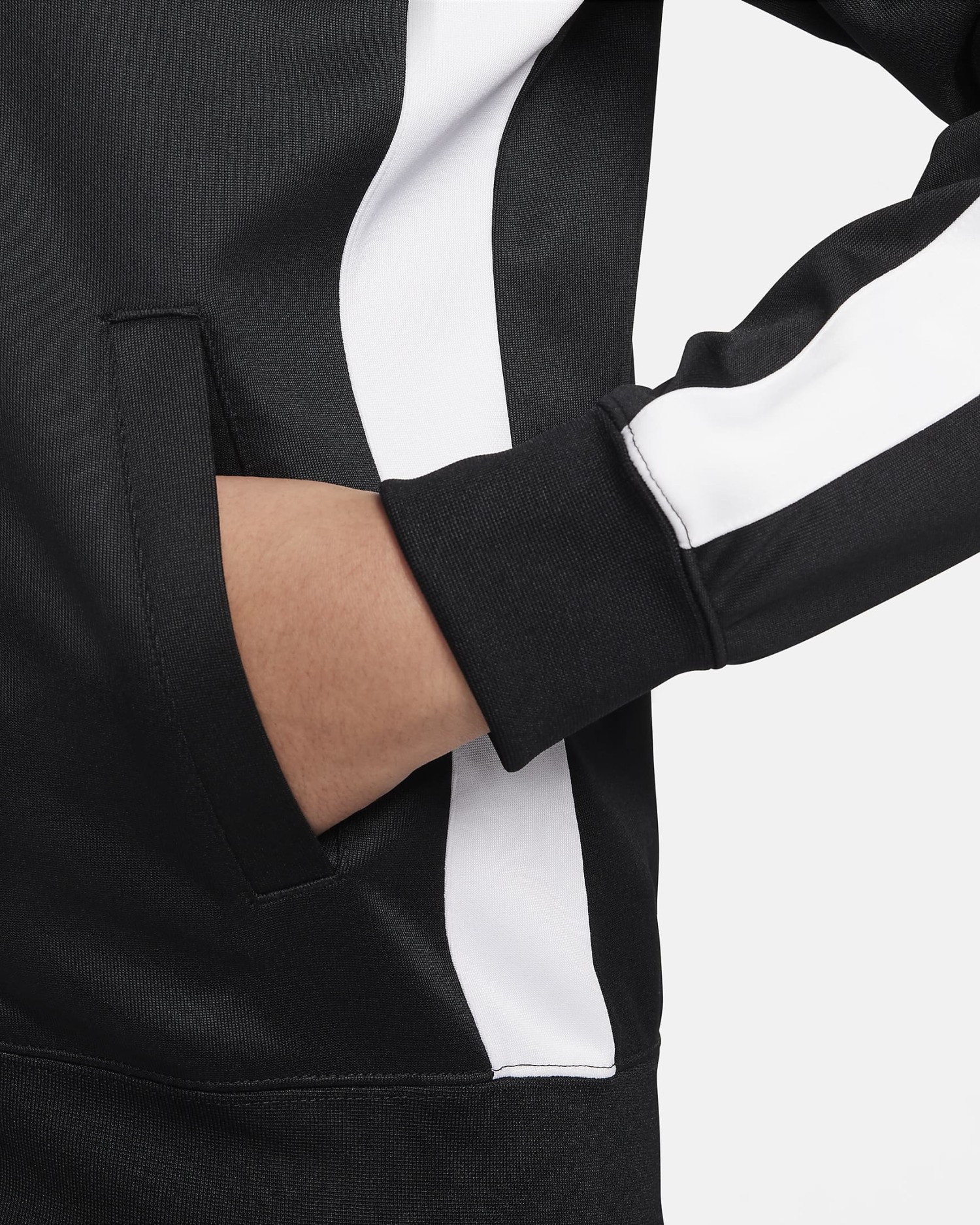 Толстовка женская Nike W NSW PK JKT SW черная FZ7280-010 изображение 5