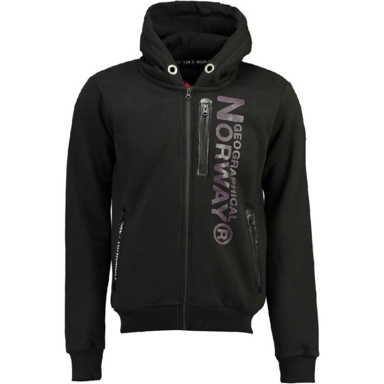 Толстовка мужская Geographical Norway черная SQ401H-010 изображение 1