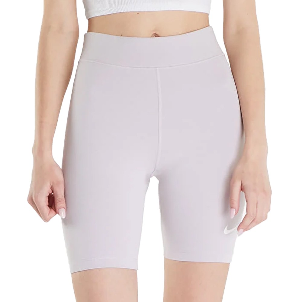 Шорты женские Nike W NSW NK CLSC HR 8IN SHORT бежевые DV7797-019 изображение 1