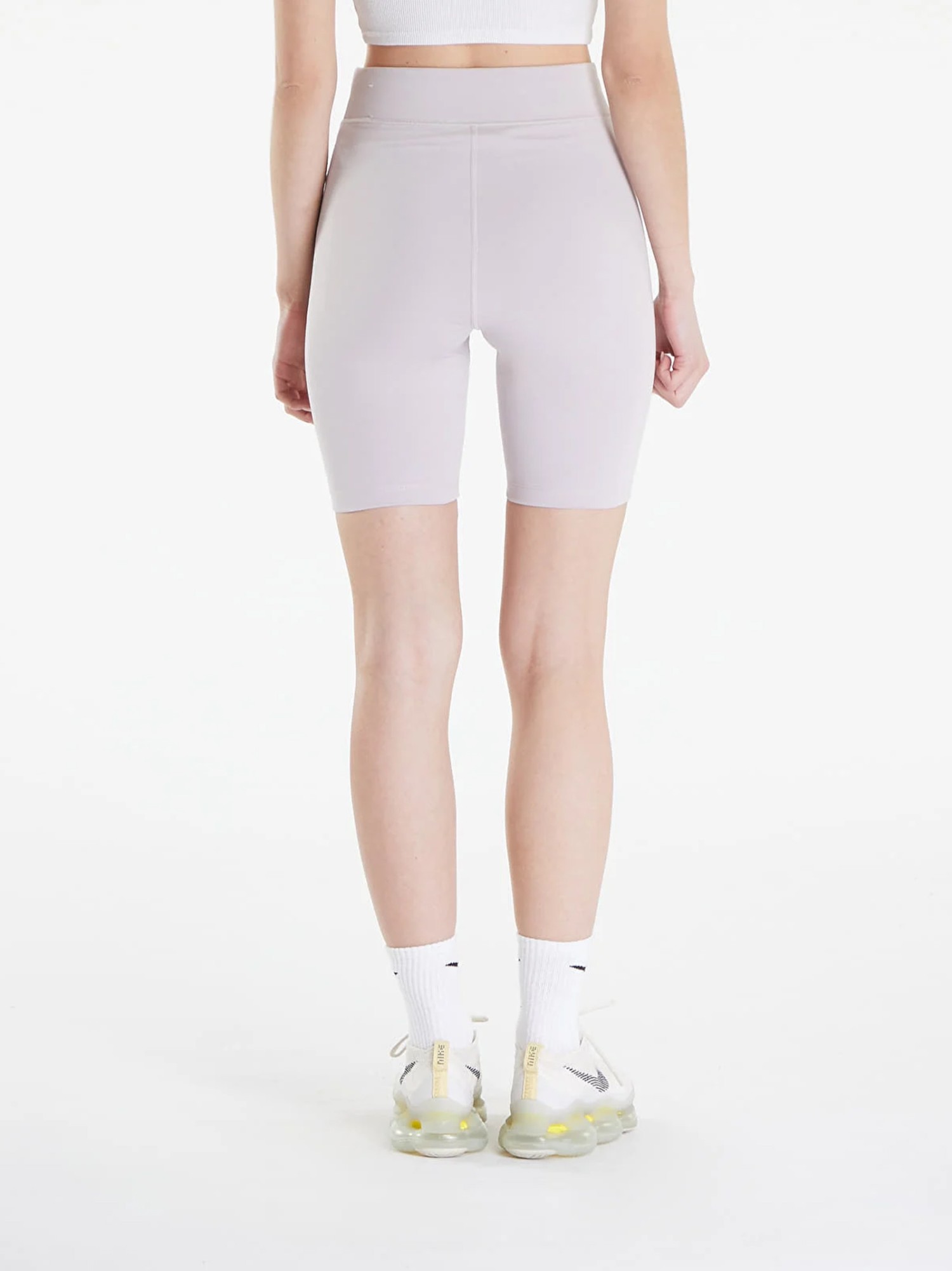 Шорты женские Nike W NSW NK CLSC HR 8IN SHORT бежевые DV7797-019 изображение 3