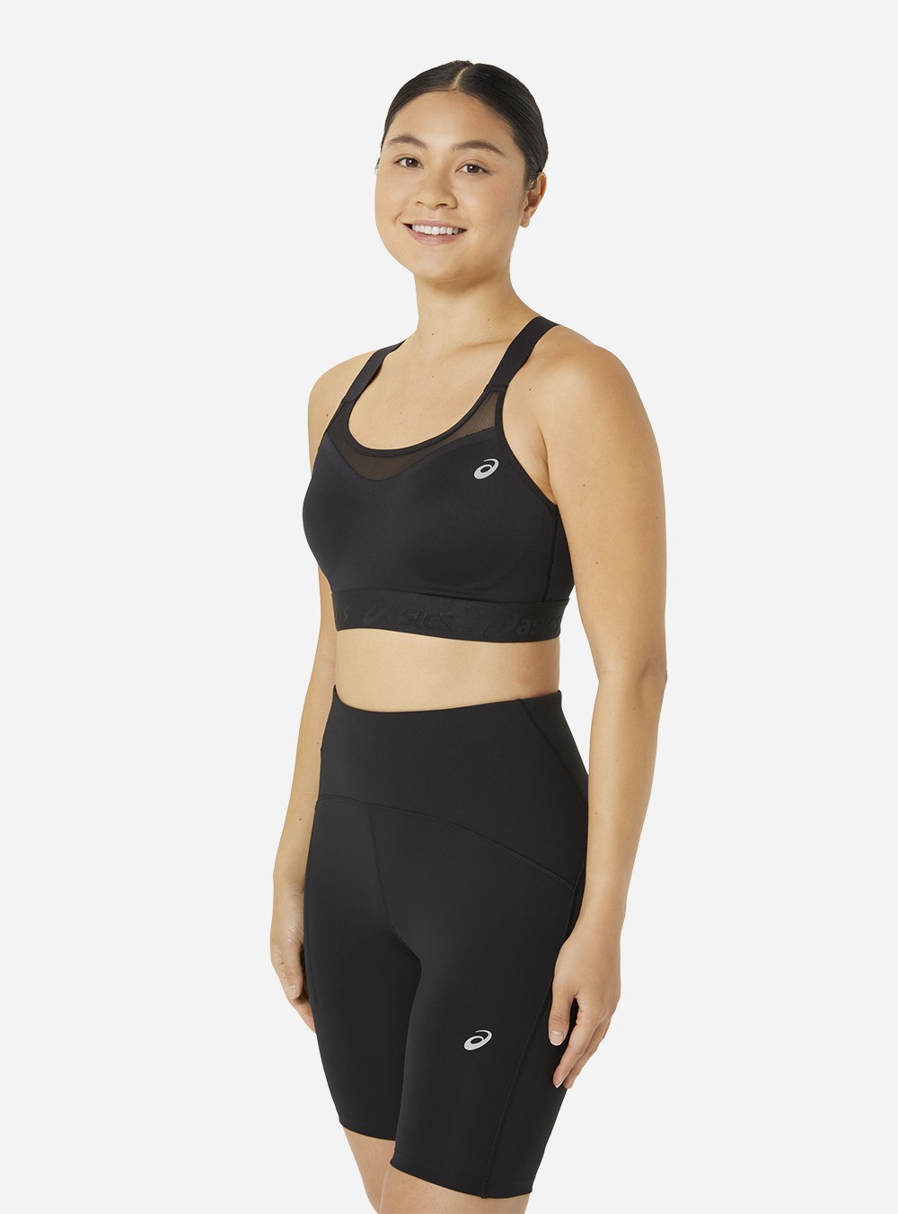 Бра женский Asics ROAD COMBINATION BRA черный 2012C996-001 изображение 2