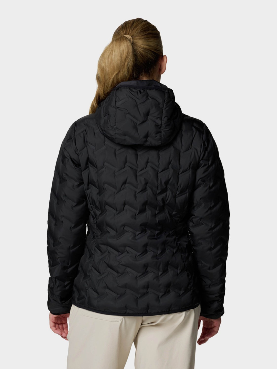 Куртка женская Columbia Delta Ridge™ II Down Hooded Jacket черная 2088251-010 изображение 8