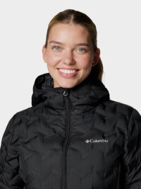 Куртка женская Columbia Delta Ridge™ II Down Hooded Jacket черная 2088251-010 изображение 5