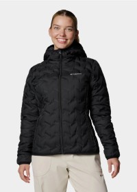 Куртка женская Columbia Delta Ridge™ II Down Hooded Jacket черная 2088251-010 изображение 2
