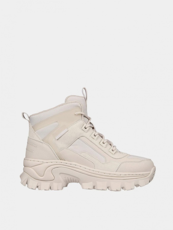Ботинки женские Skechers Hi-Ryze - I Want Tread бежевые 177242 OFWT изображение 1