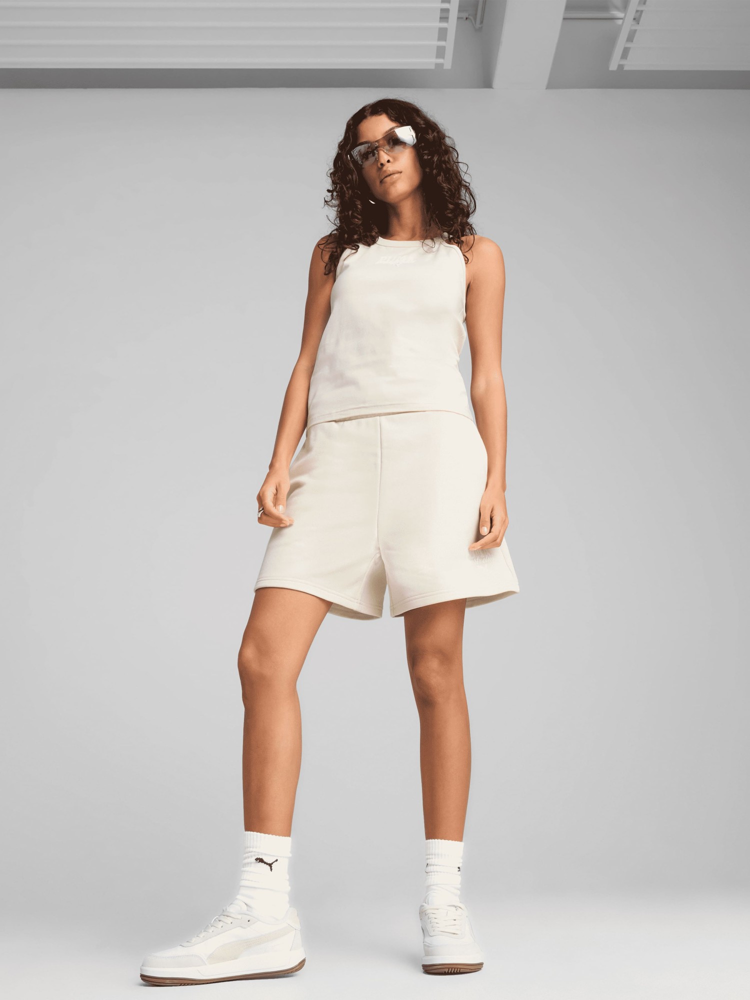 Майка жіноча Puma PUMA CLASS Slim Short Tank бежева 68504087 изображение 4