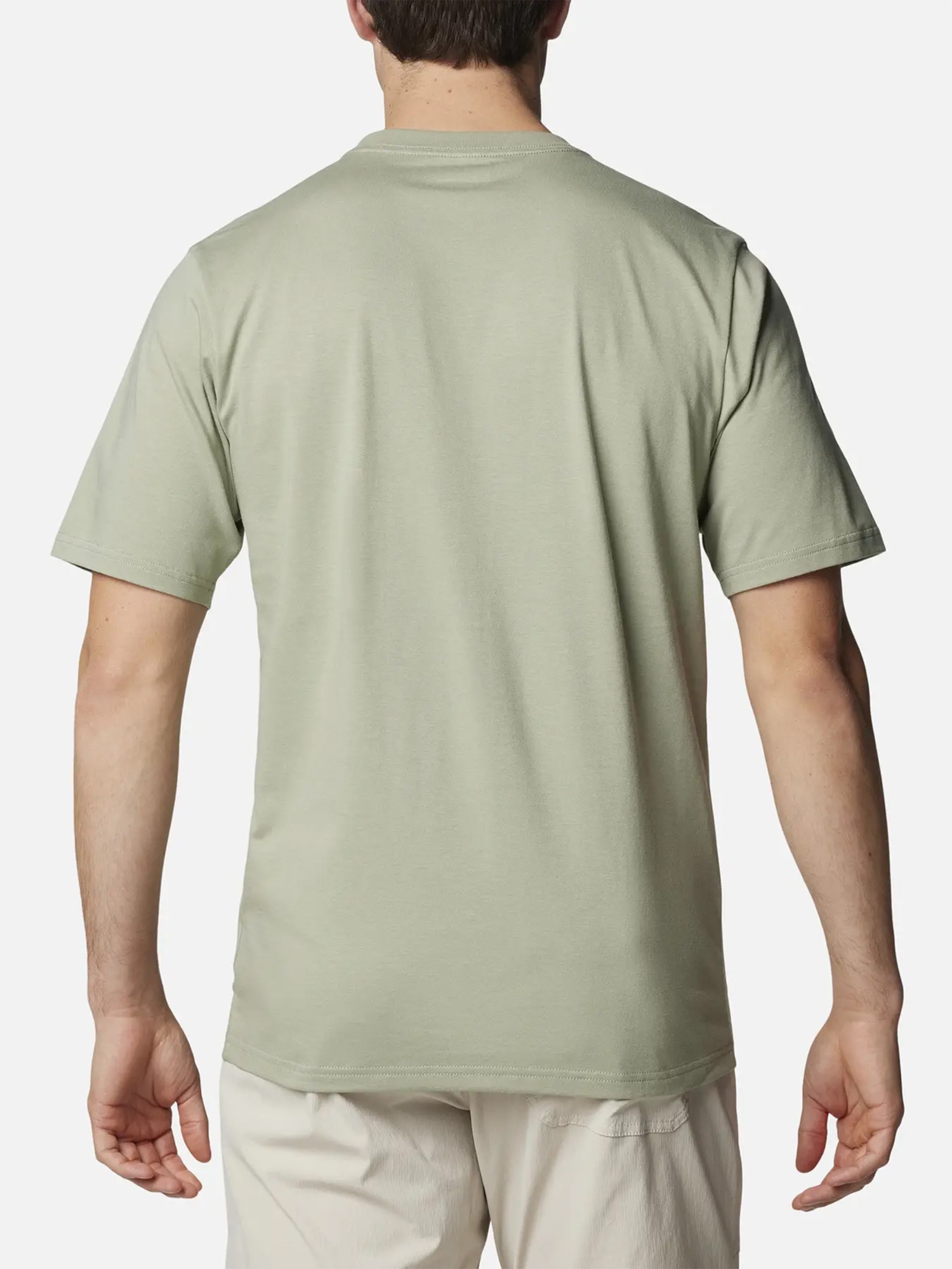 Футболка мужская Columbia CSC Basic Logo™ Short Sleeve хаки 1680051-354 изображение 3