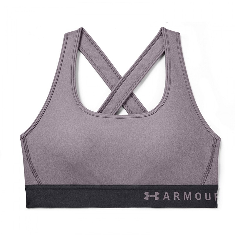 Бра Under Armour Armour Mid Crossback Heather Bra фиолетовое 1310459-586 изображение 1