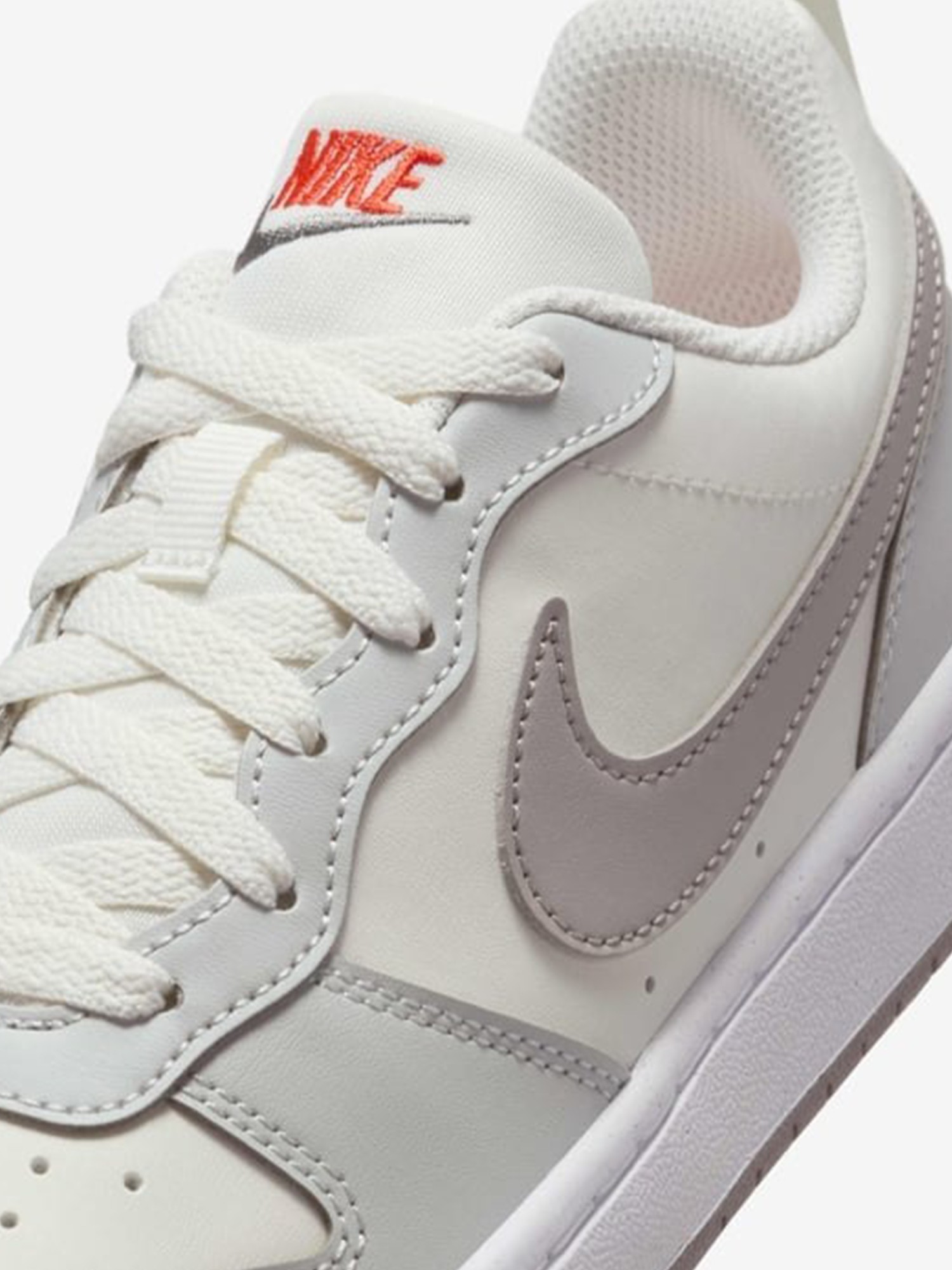 Кроссовки женские Nike COURT BOROUGH LOW RECRAFT (GS) кремовые DV5456-127 изображение 5