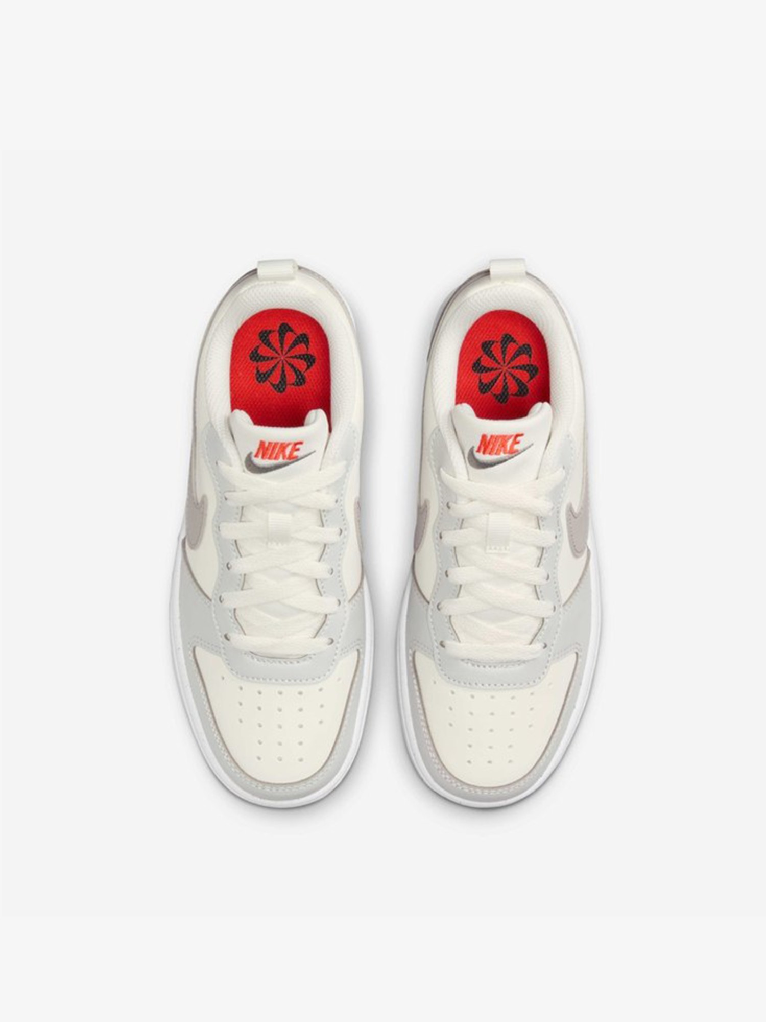 Кроссовки женские Nike COURT BOROUGH LOW RECRAFT (GS) кремовые DV5456-127 изображение 7