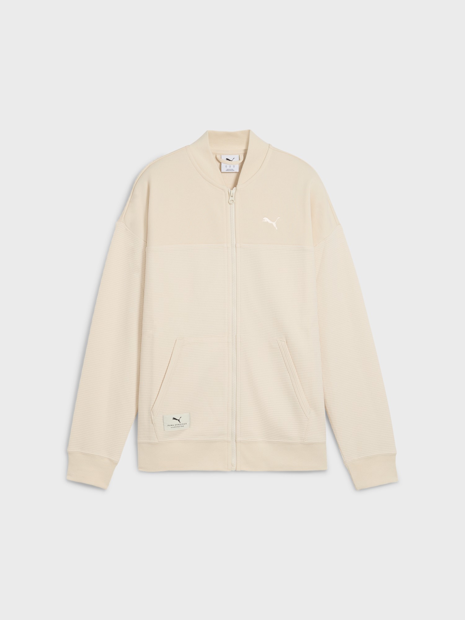 Толстовка женская Puma CLASS Relaxed Pinnacle Full-Zip Jacket TR молочная 68812887 изображение 5