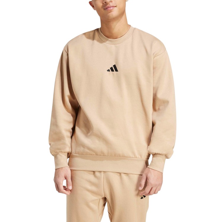 Толстовка мужская Adidas M FEELCOZY SWT мокко JX5664