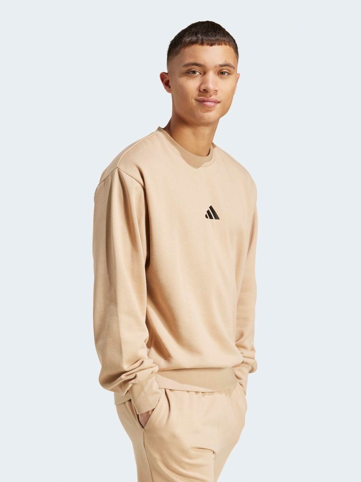 Толстовка мужская Adidas M FEELCOZY SWT мокко JX5664 изображение 4