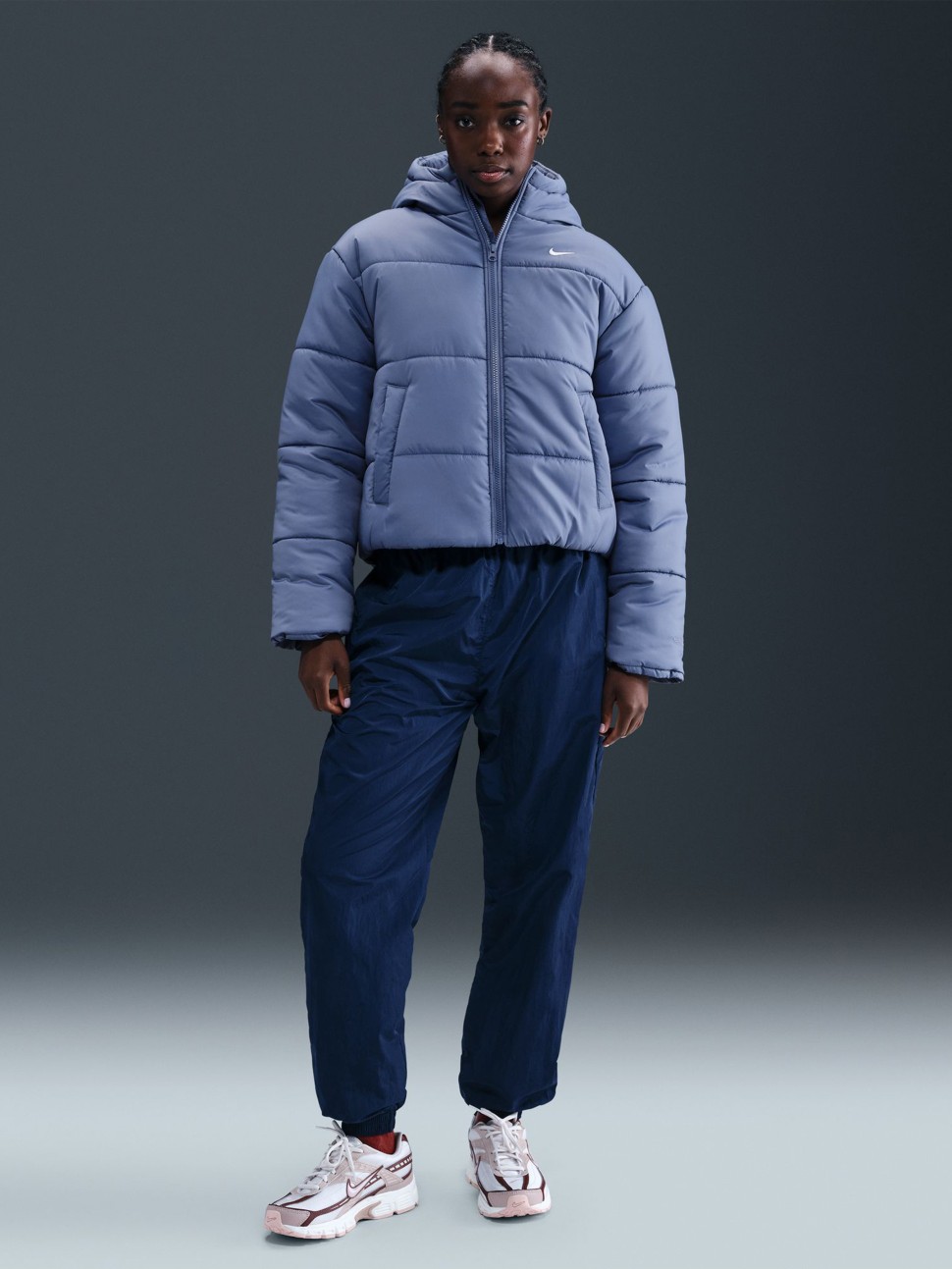 Куртка жіноча Nike W NSW TF SYNFL NK CLSC PFR синя FZ5899-499 — фото 2