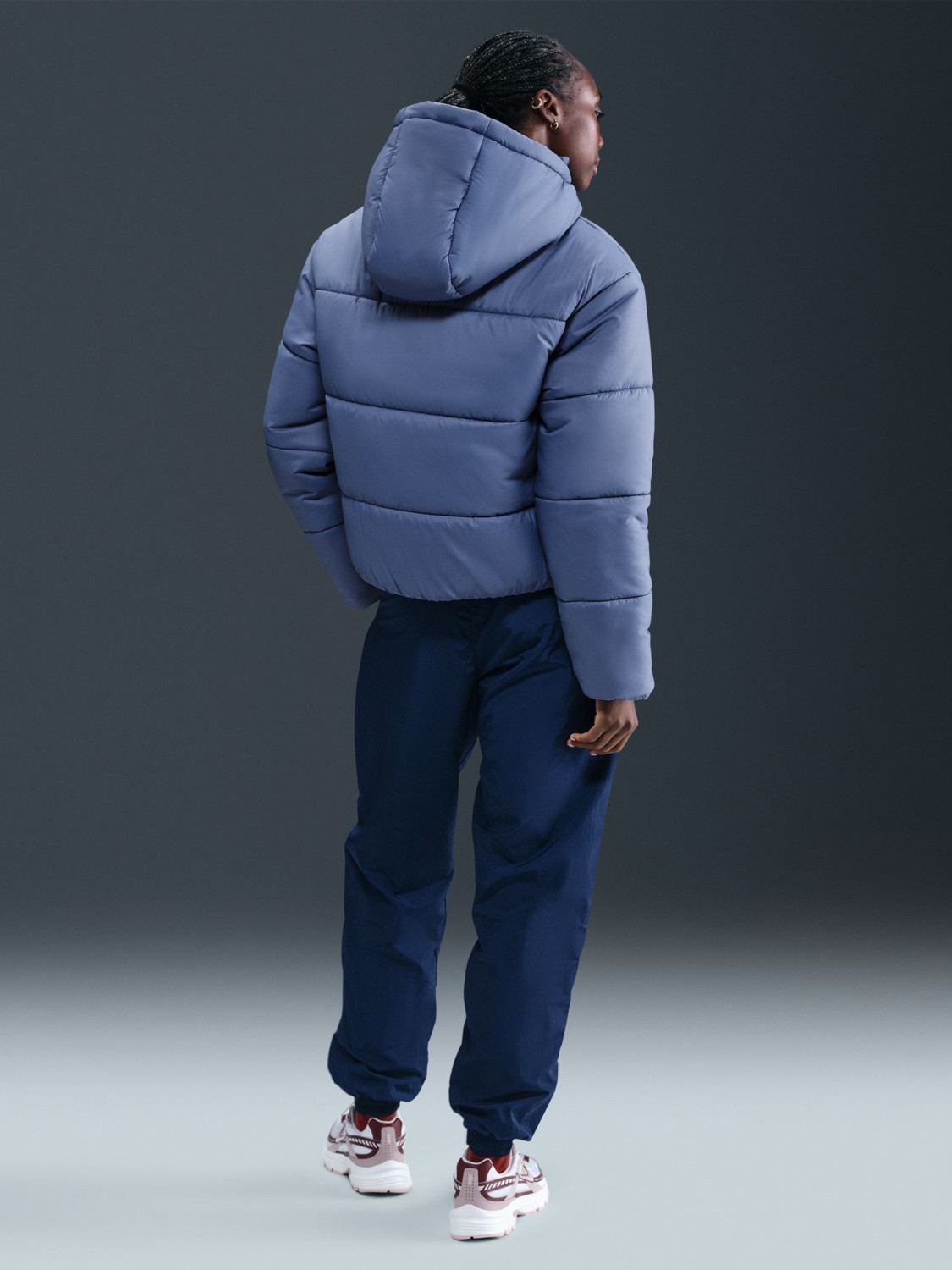 Куртка жіноча Nike W NSW TF SYNFL NK CLSC PFR синя FZ5899-499 изображение 3