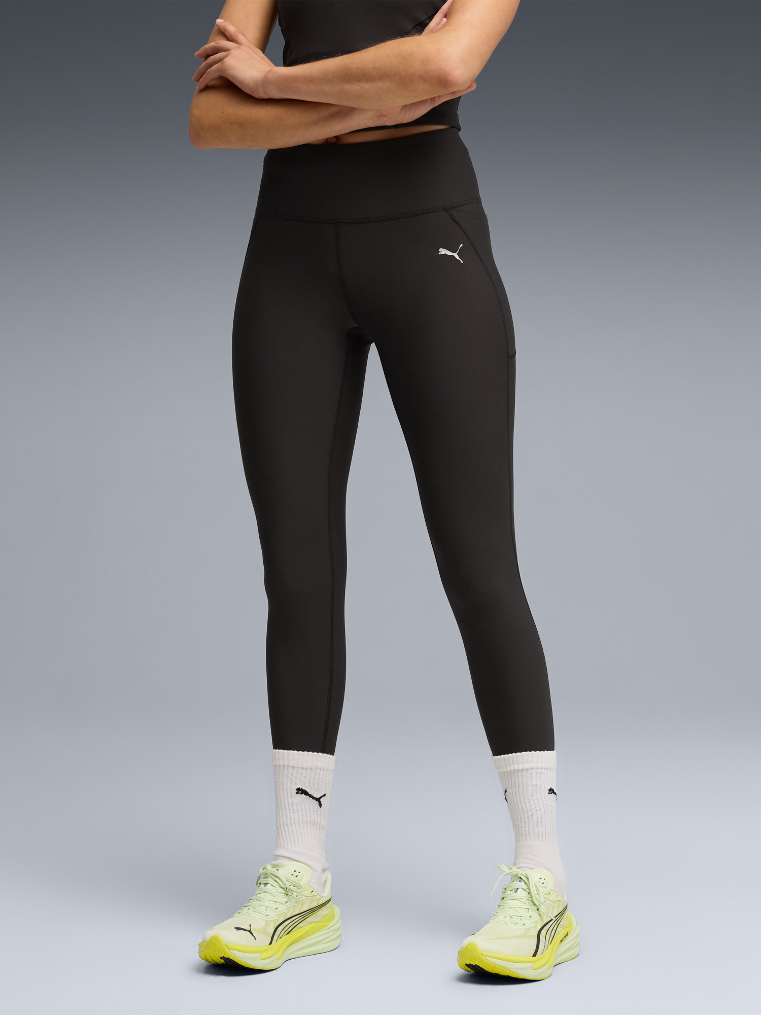 Леггинсы женские Puma W RUN LEGEND 7/8th Tight черные 52858101 изображение 2