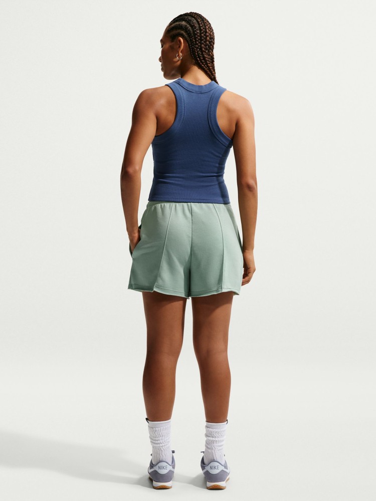 Шорты женские Nike W NSW OFFLN CHLL FT SHORT зеленые II3980-006 изображение 3