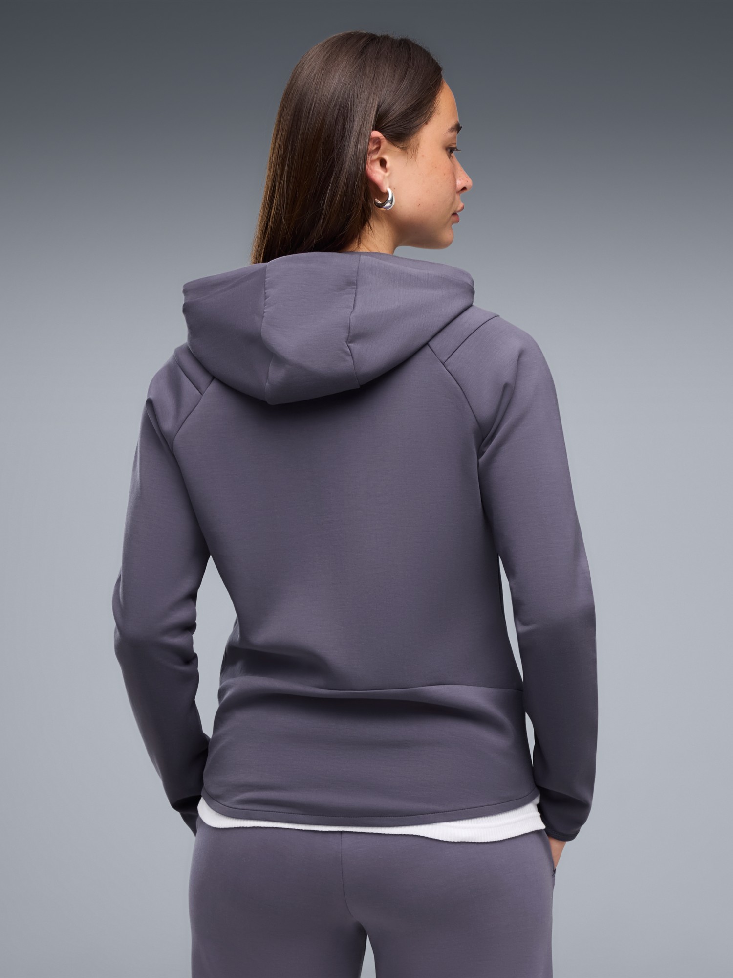 Толстовка жіноча Puma TECH SENSE Full-Zip Jacket DK темно-синя 69403935 изображение 3