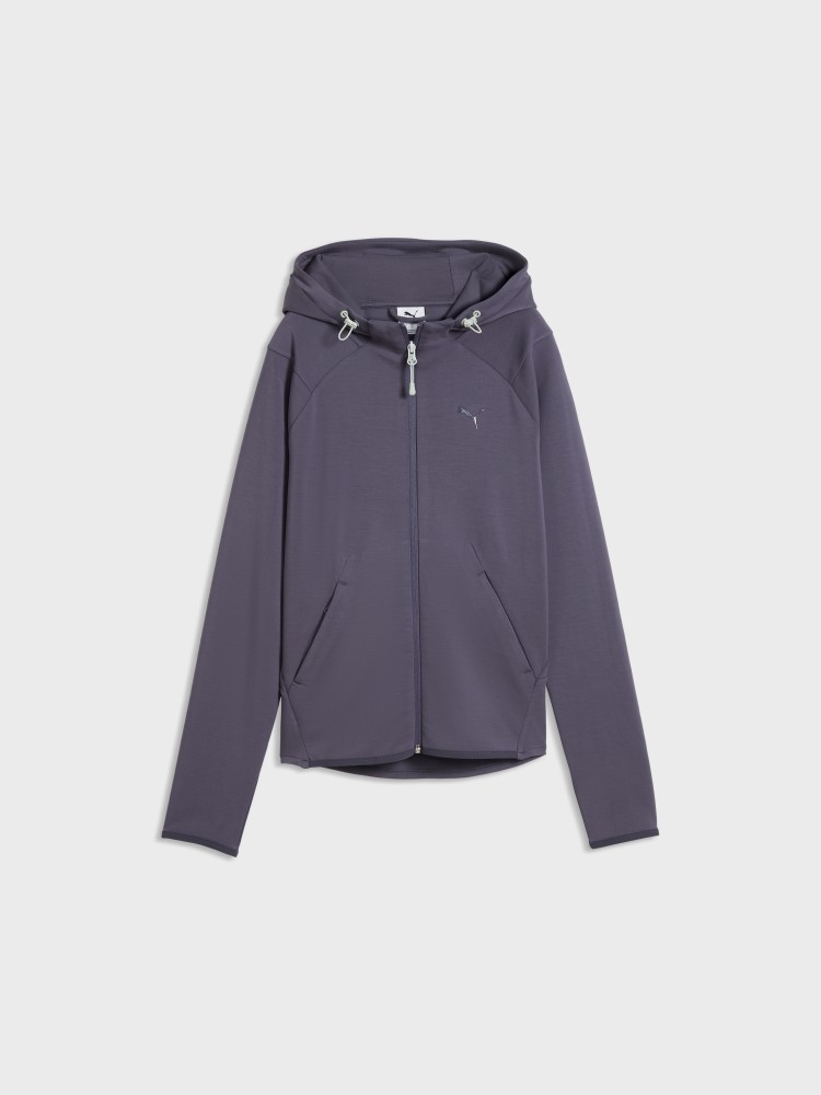Толстовка жіноча Puma TECH SENSE Full-Zip Jacket DK темно-синя 69403935 изображение 5