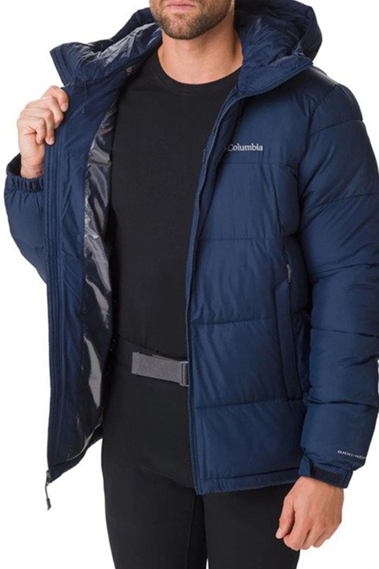 Куртка чоловіча Columbia  PIKE LAKE™ HOODED JACKET  темно-синя 1738032-464 изображение 3