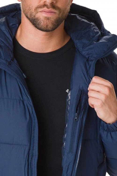  Куртка мужская Columbia PIKE LAKE™ HOODED JACKET темно-синяя 1738032-464 изображение 4